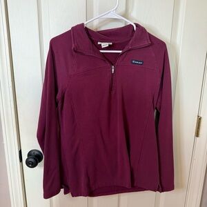 Ariat Women's Burgundy Quarter-Zip Sweatshirt